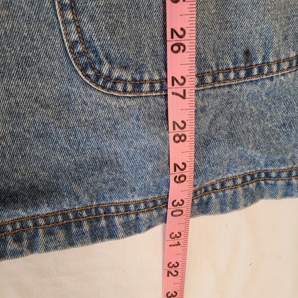 Denim Barn Jacket Womans 2X Blue Baccini Chore Coat Corduroy Collar Vintage - Picture 8 of 10